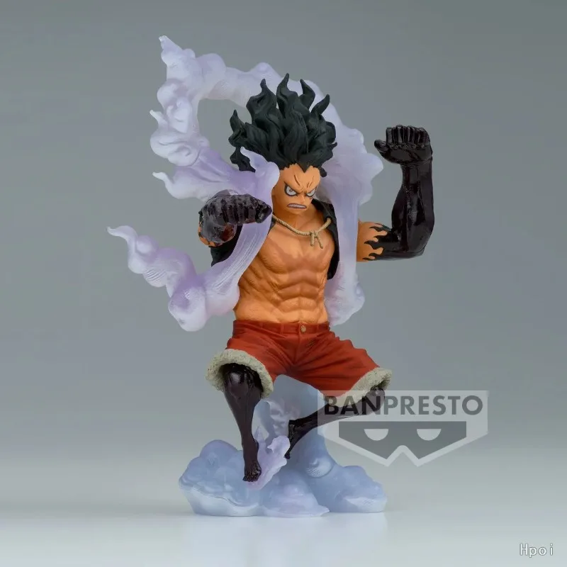 【มีสินค้าในสต็อก】 ของแท้จาก BANPRESTO KING OF ARTIST ONE PIECE โมนกี้ ดี ลูฟี่/โรบ ลุชชี่ ฟิกเกอร์อนิเมะขนาด 14 ซม. ของสะสม ของขวัญ