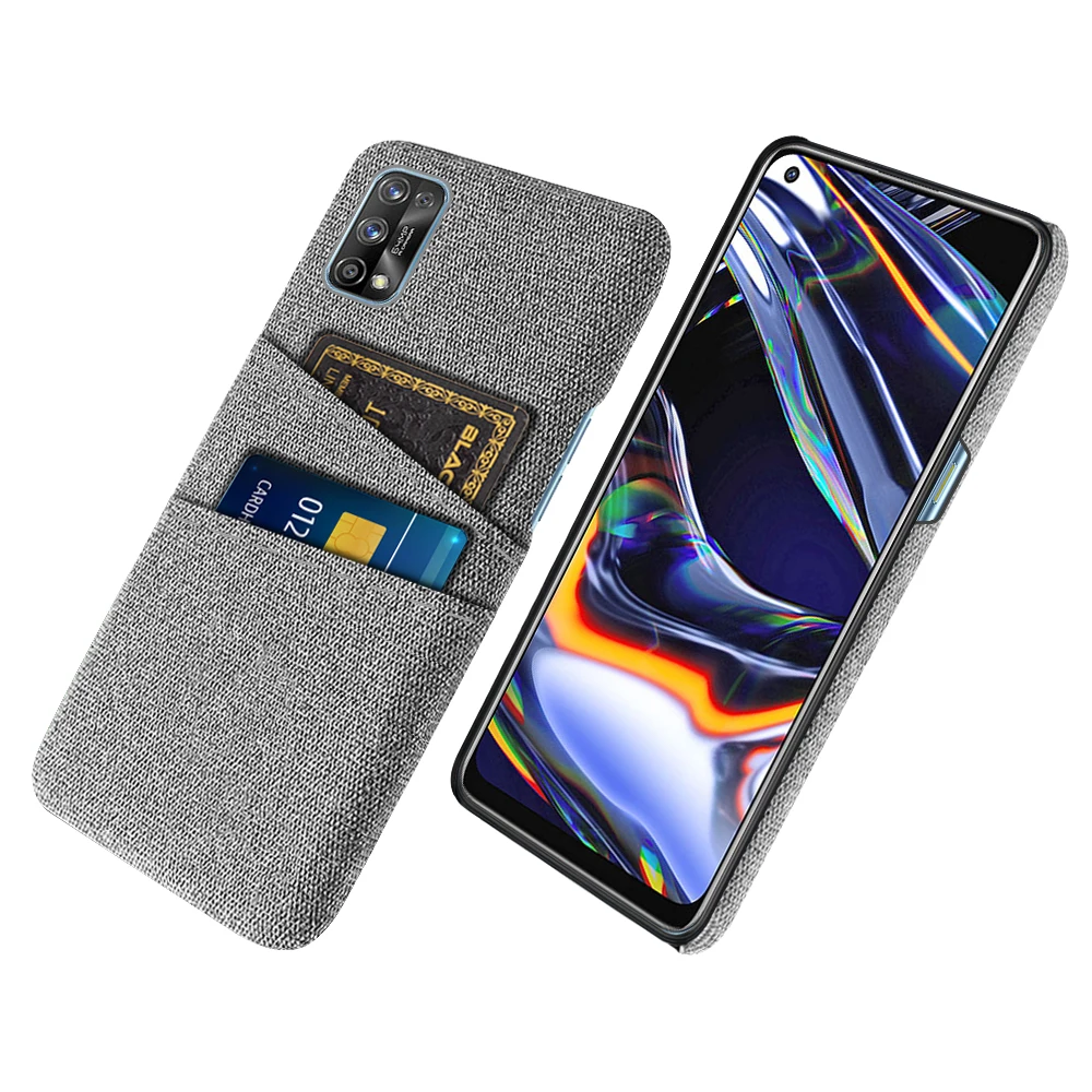 Чехол Realme 7 Pro для Oppo Realme 7 Pro 5G 4G Funda роскошный тканевый чехол с двумя картами для Oppo Realme 7 pro Coque Capa Realme7 7Pro
