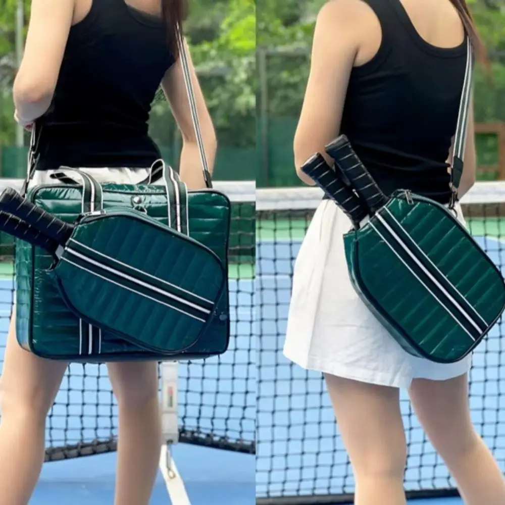

2-в-1 Сумка для весла Pickleball Съемная сумка через плечо большой вместимости Водонепроницаемый неопреновый