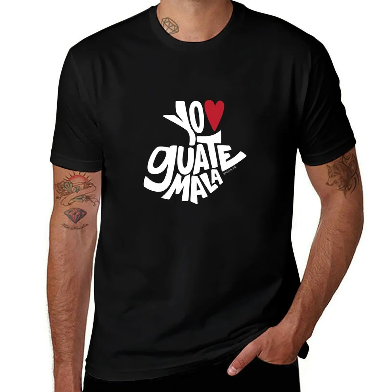 

Yo amo a Guatemala (dark background / fondo oscuro) T-Shirt Festival Short Sleeve T-Shirt