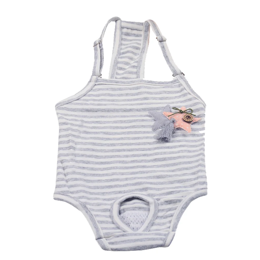 

Physiological Breathable Cloth For Female Sanitary Use Stripe Pattern Dog Period Pantie Puppy Diaper Pantie Pet Supply Dog Pants