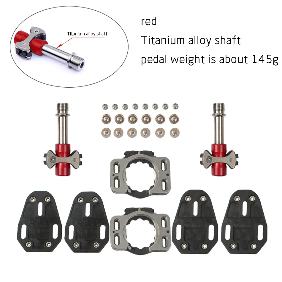MEROCA Rennrad Klickpedale Titanlegierung SpeedPlay Auto-Lock System Lollipop Design Fahrradpedale für Rennräder – Detail 2