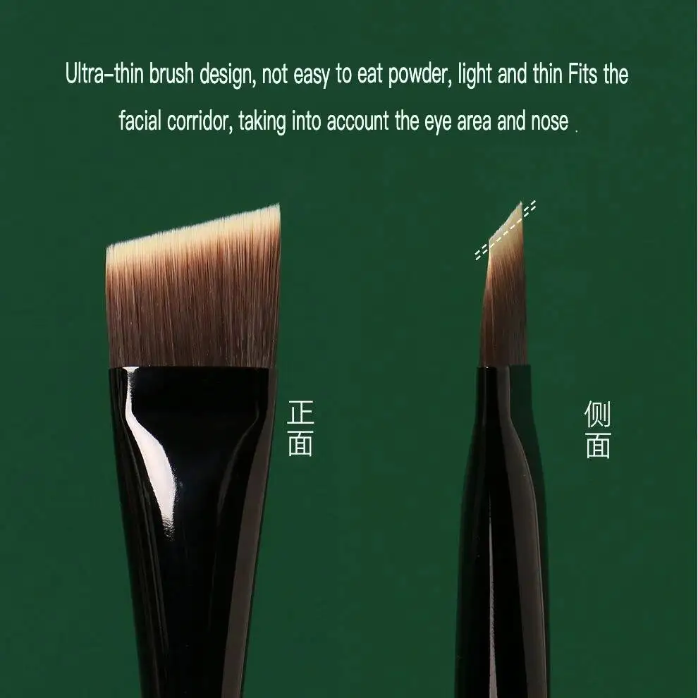 Reverse Age M53 Blade One-Line Polishing Flat Smooth Head Foundation Powder-Free Makeup Brush for Seamless Application