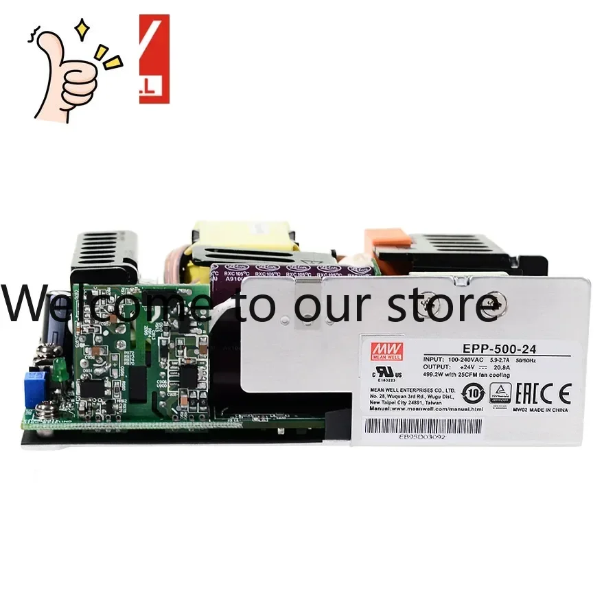 Taiwan Mingwei EPP-500-24 499.2W 24V 20.8A High Efficiency PCB Bare Board Switching Power Supply