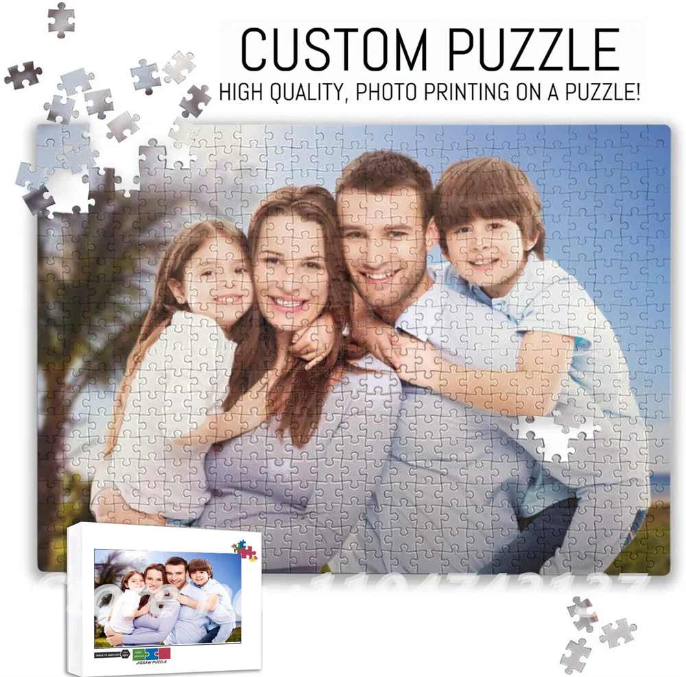 Personalized Custom Jigsaw Puzzle for Parent-Child Interactive Game Handmade Toys Unique Birthday New Year Gifts