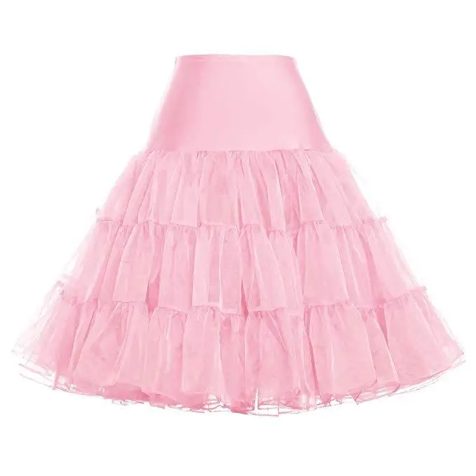 Sottoveste per adulti con gonna Tutu Rockabilly da donna Vintage per la sposa