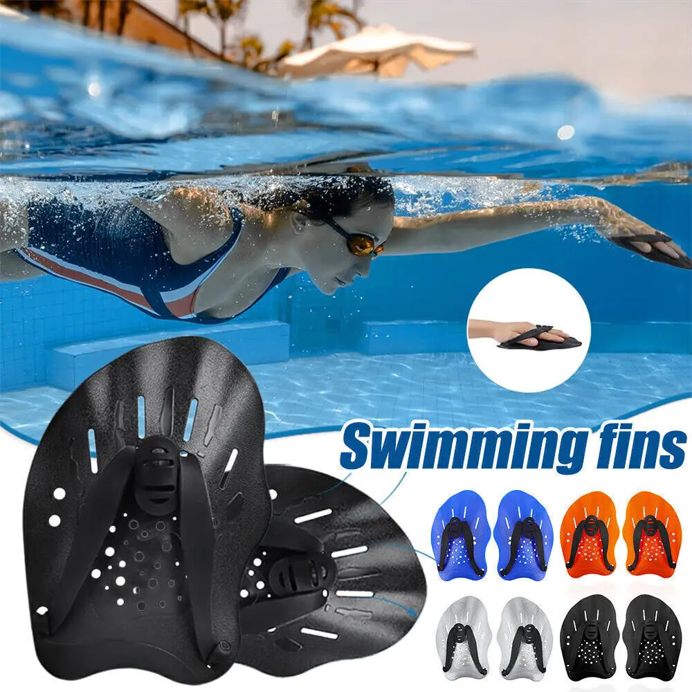 Hand Webbed Gloves Training For Men Women Kids Diving Gloves Fin Flipper Learn Swimming Paddles Swimming Hand Paddles