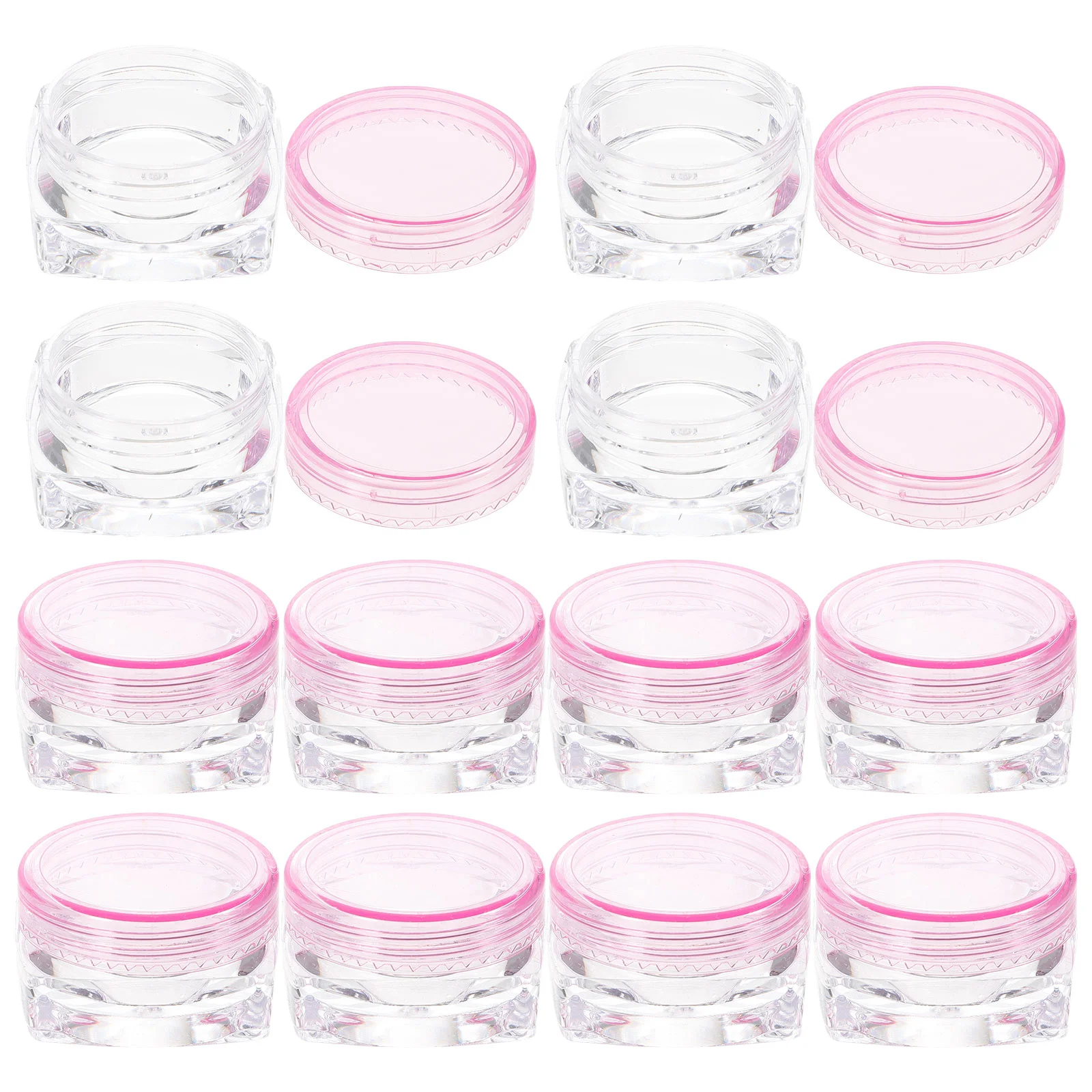 

12 Pcs Bottle Cream Lotion Dispenser Travel Boxes Sample Containers Jars for Frosted