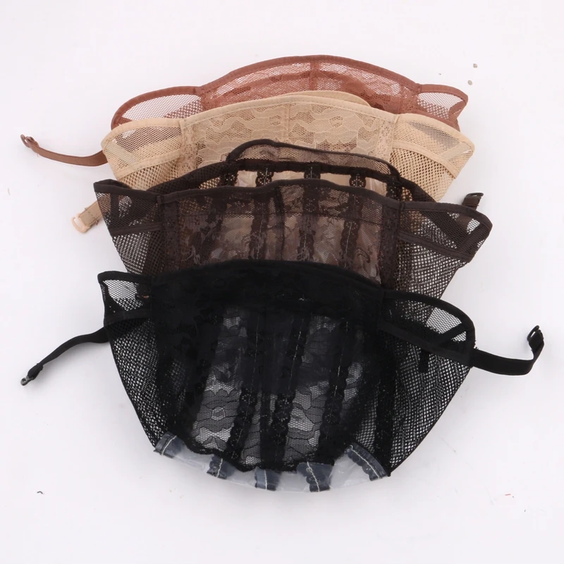 2 PCS M size Wig Cap for Making Wigs with Adjustable Strap on the Back Weaving Cap Glueless Wig Caps Good Quality Hair Net