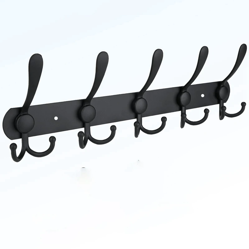 Wall Mounted Coat Rack For Hanging, Coat Rack Freestanding For Jacket Coat Hat For Bedroom, Hooks For Hanging Coats