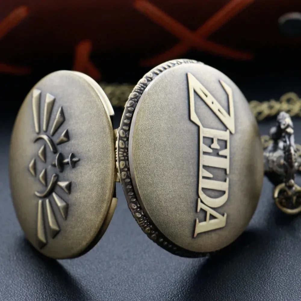 خمر مثلث متناظرة الجناح ساعة الجيب قلادة توقيت قلادة Steampunk ساعة كوارتز خمر ساعة هدية للرجال والنساء