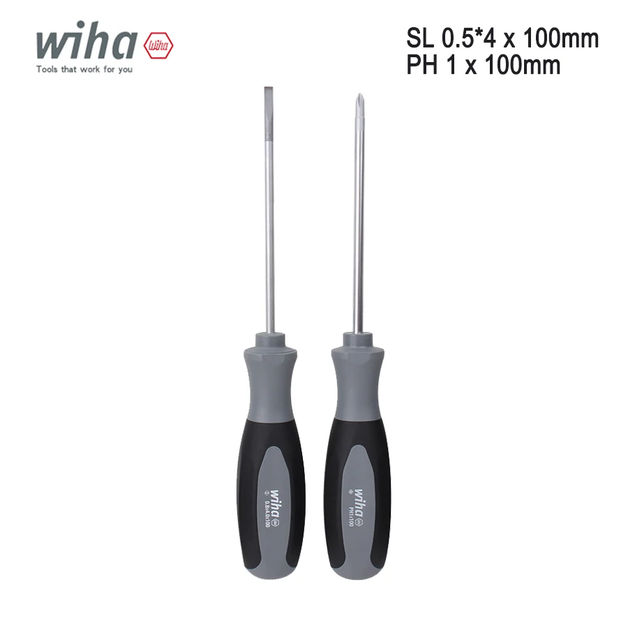 

WIHA 2PCS BlackForest Screwdriver Set Phllips Slotted Security Repair Hand Tools Mini Screw Driver 80303C