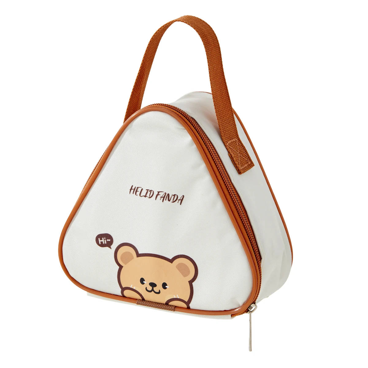 WORTHBUY Mini Capybara thermische lunchtas draagbare geïsoleerde picknickzak oliebestendig en waterdichte lunchbox tas herbruikbare koeltas