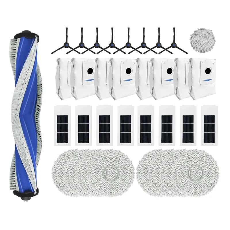 ABJY-For Ecovacs Deebot X2S جهاز آلي لتنظيف الأتربة فرشاة جانبية رئيسية فلتر Hepa ممسحة القماش كيس لجميع الغبار اكسسوارات قطع الغيار #1