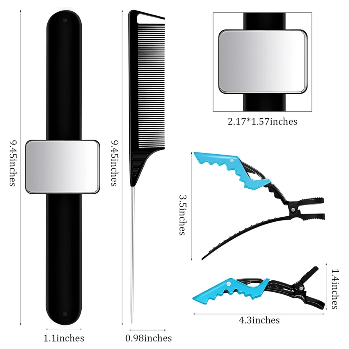 Magnetic Wristband for Hair Stylist Pin Wristband Wrist Pin Holder Braiders Wristband for Gel Silicone Sewing Pincushion