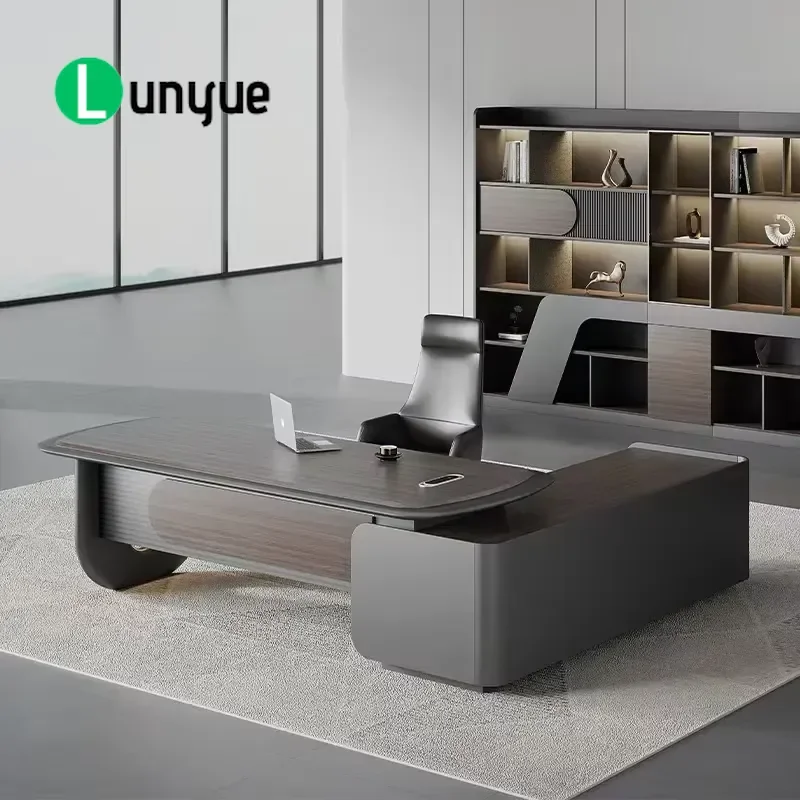 Light Luxury Executive Desk High End Manager Office Table Senior President Workstation Modern Business Furniture for Home