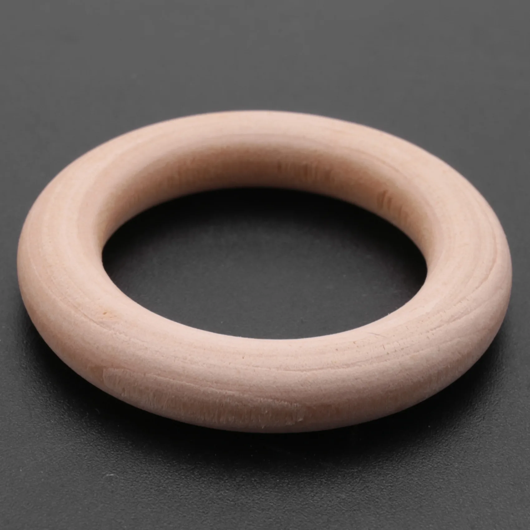 5x Wooden Ring For Crafting DIY Craft Jewelry Making 50mm