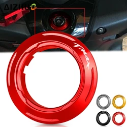 Anillo Protector de interruptor de llave para motocicleta, accesorios de aluminio CNC para YAMAHA TMAX T-MAX 530, T MAX530, TMAX530, TMAX-530, 2013, 2014, 2015