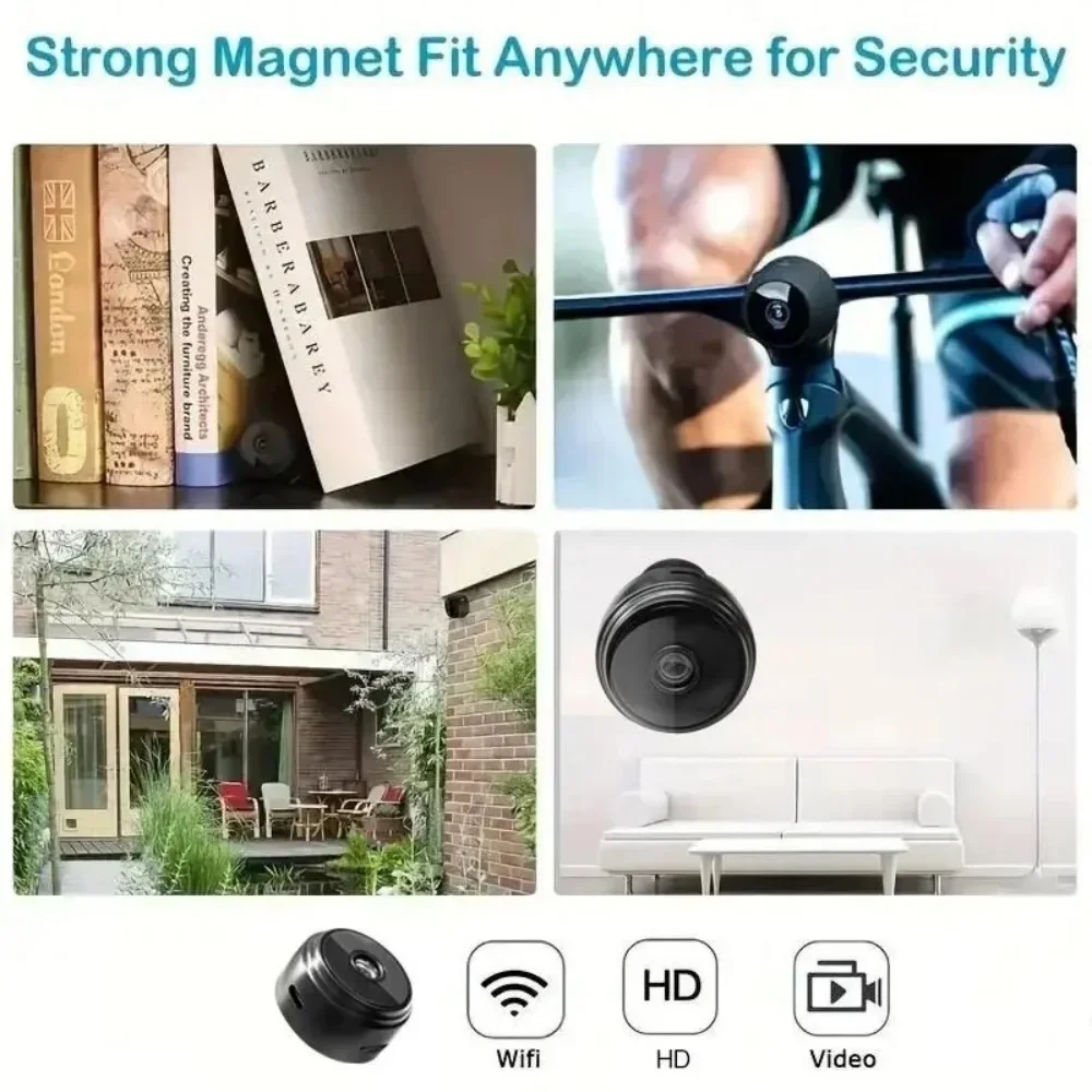 WiFi Mini Camera Recorder Wireless Video Mini Camera Recorder Security Monitoring Security Protection Camera Smart Home Camera