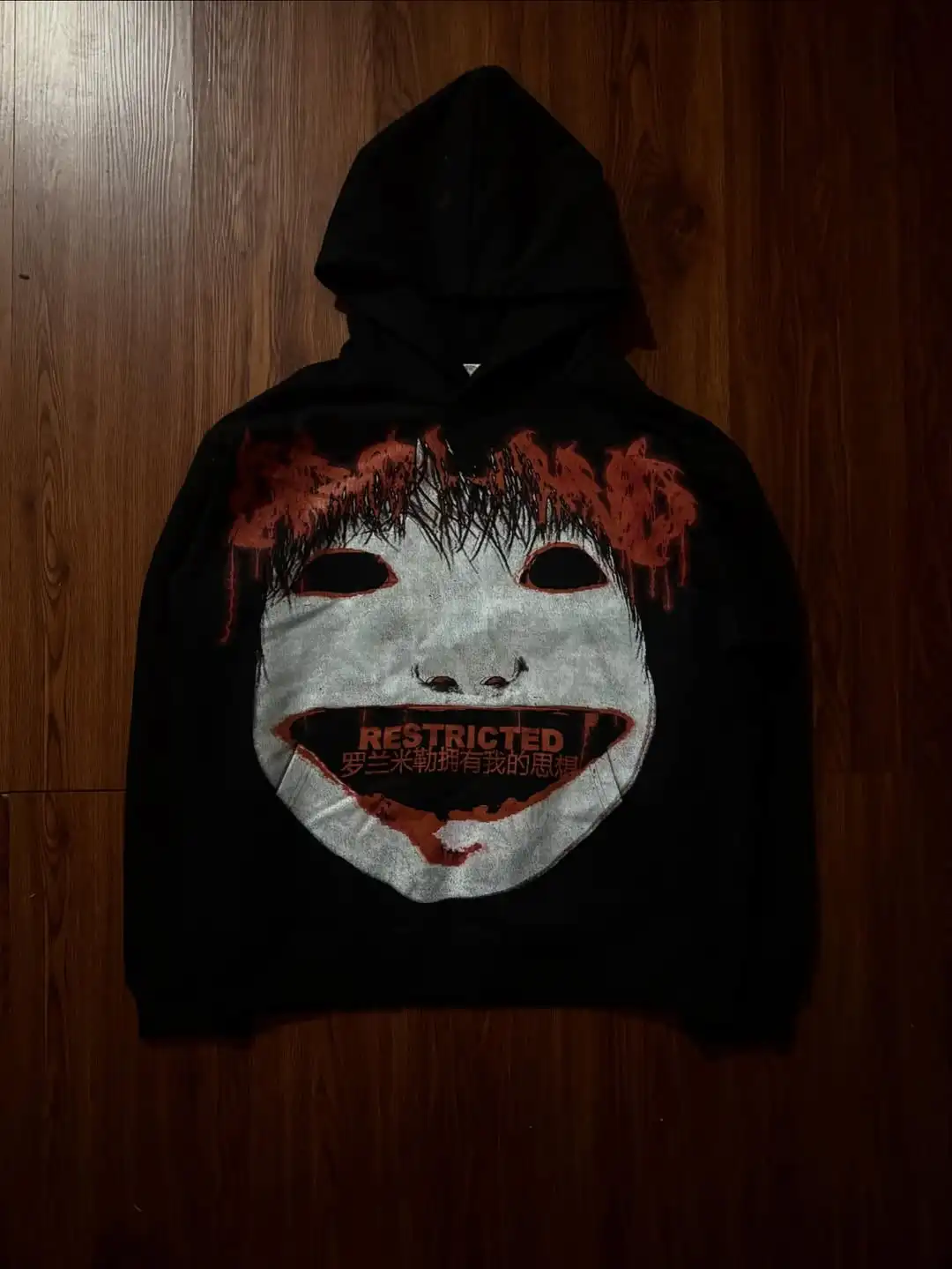 Amerikanische Lost Hoodies für Männer Goth Streetwear Tops Grunge Punk Harajuku Sweatshirt Hip Hop Übergroßer Hoodie Y2k Herrenbekleidung