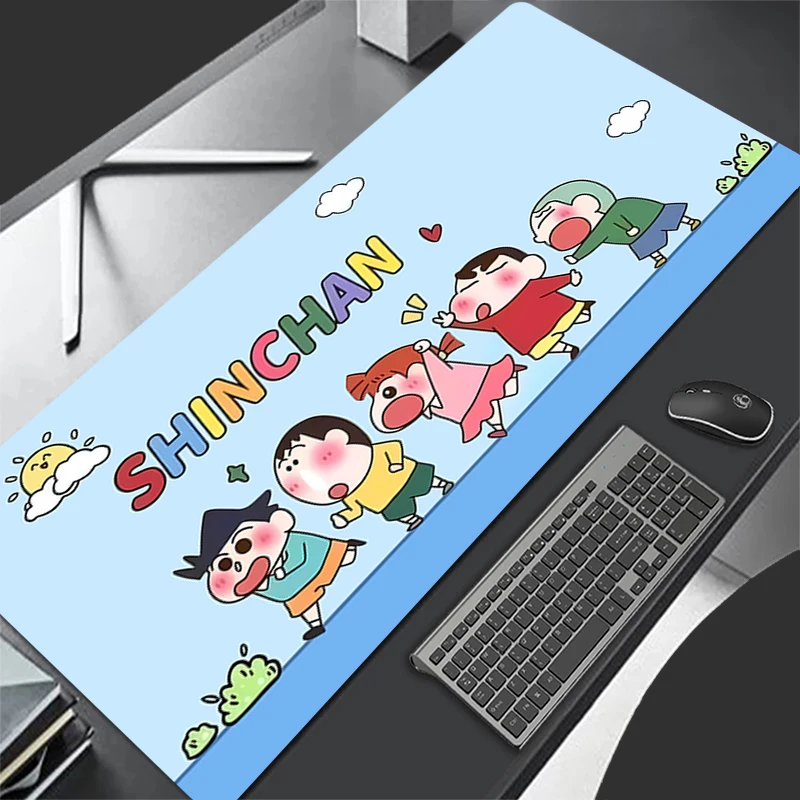 Anime Mouse pad large keyboard pad non-slip desk pad game player computer desk pad PC carpet C-Crayon Shin-chans Mousepad Kawaii