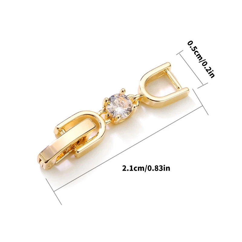 Pack of 3 Multipurpose Necklace Clasp Extenders Handmade Jewelry Supplies Copper Texture for Various Jewelry Styles E0BF