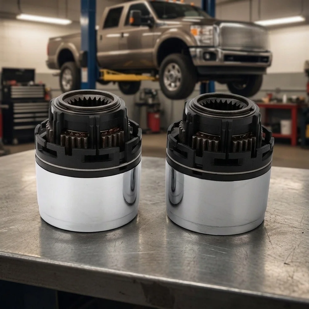 Front Manual Locking Hubs 2 Pack 1500170 15001.70 for Ford For Ranger 1998-2003 Direct Replacement No Adjustments