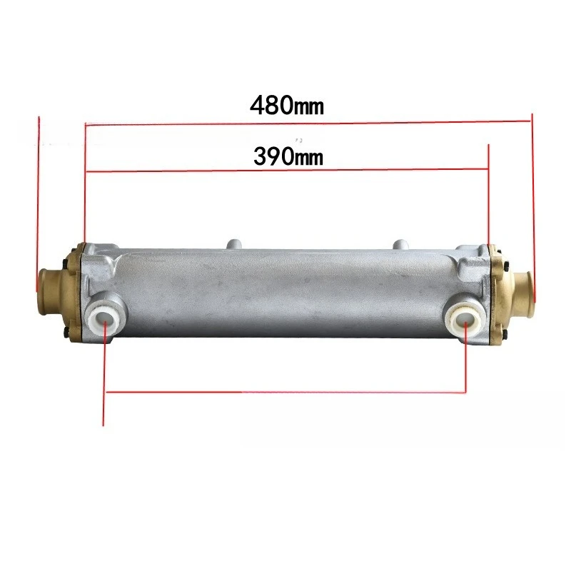 Marine Gearbox Oil Cooler Full Copper Core Lubricant Heat Exchanger Device For Ship Vessel Engine Lubrication Heat Dissipation