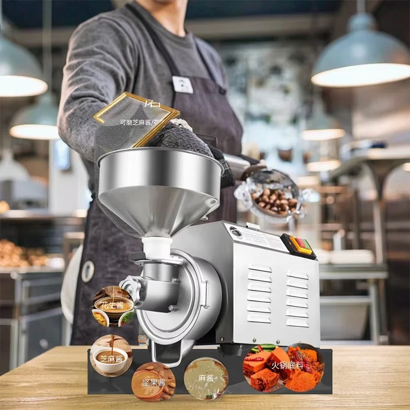 Машина для производства фисташковой пасты Каменная машина для производства кунжутной пасты Машина для производства арахисовой пасты