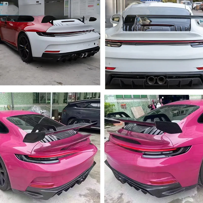 Heritage GT3 Style Carbon Rear Trunk Spoiler Tail Wing Kit for Sports Coupe Off-Road