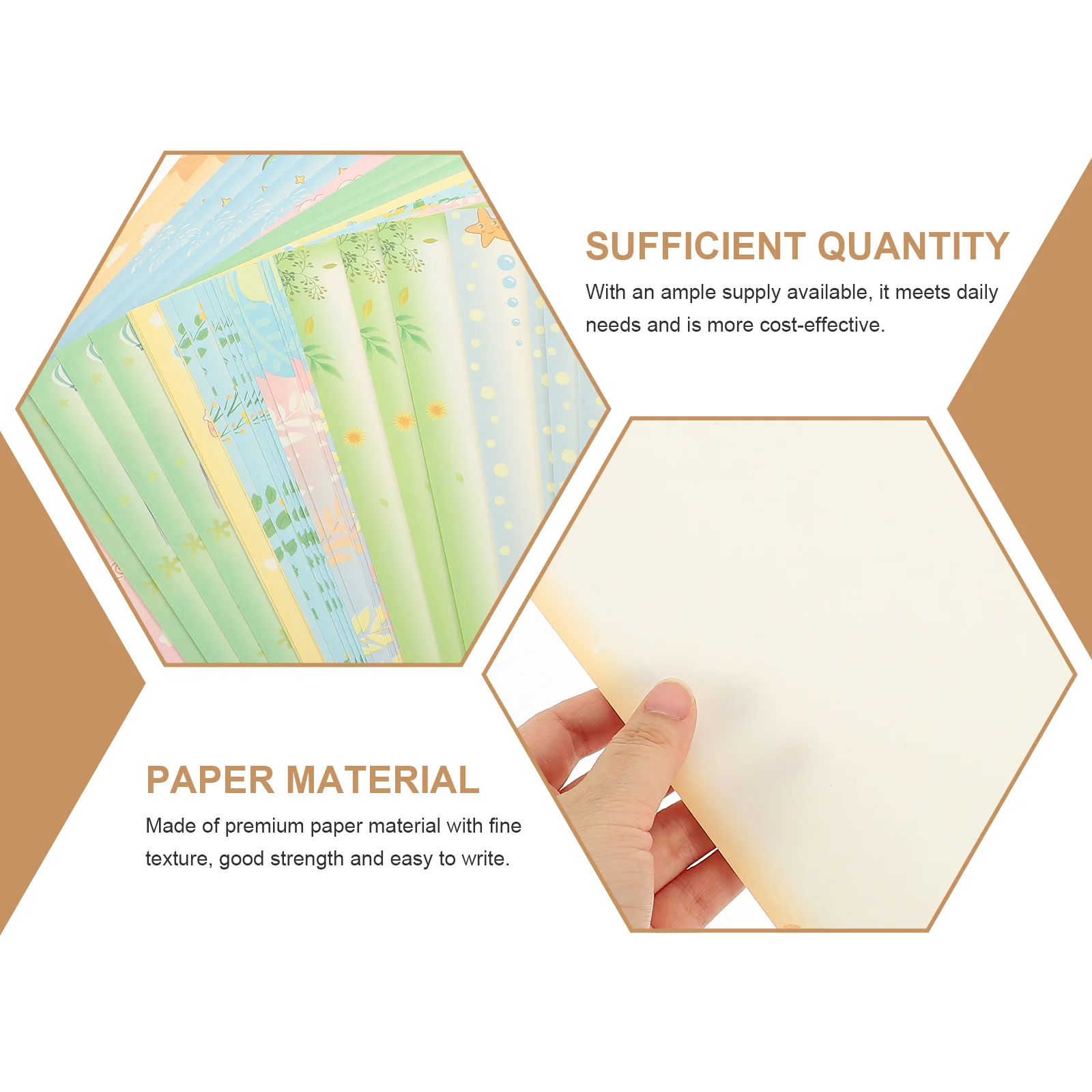 50 Sheets Fold A4 Lace Computer Paper Color Copy Painting Printing 1 Pack (50pcs) Decorative Printer 2900X2090X010CM Papers