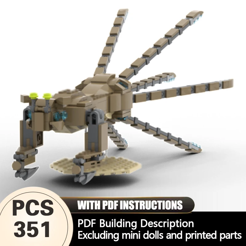 

Creators Animal Series Model MOC Building Bricks Lobster Modular Technology Gifts Holiday Assemble Children Toys Suit