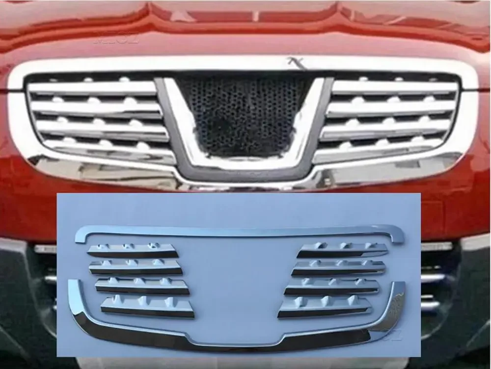 

For Nissan Qashqai ABS Chrome Front Grille Around Trim Racing Grills Trim 2007 2008 2009 2010 2011 2012