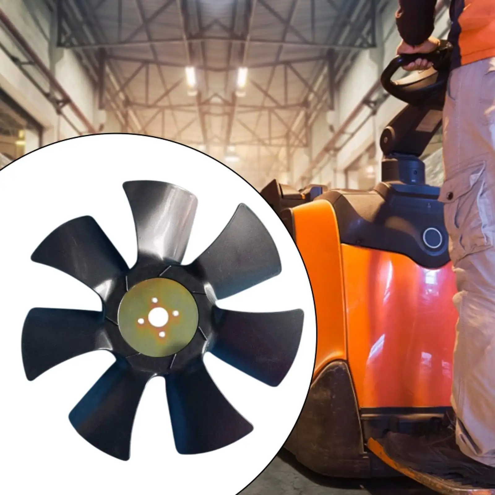 

Radiator Cooling Fan Dia 15.7inch 4D27G31 Repair Parts Replacement for Forklift 490/495/498 Engines Sturdy Simple Assembly