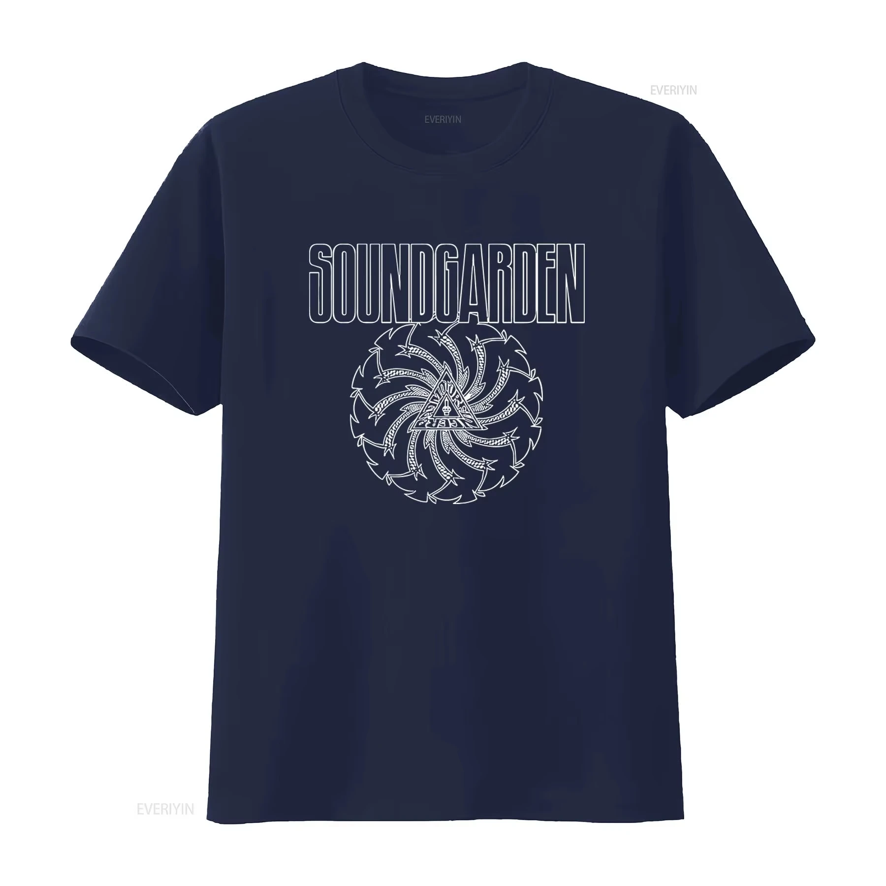 2026 New Men's Soundgarden Black Blade Motor Finger T Shirt X Large Rock Band Design Vintage Washed Casual St