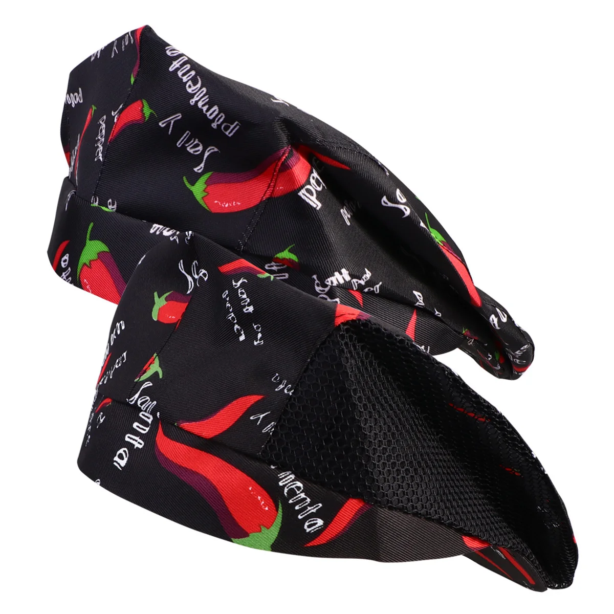 Béret de Chef en coton, 2 pièces, casquette de cuisine confortable, Absorption de la sueur, casquette de cuisine pour serveur, Restaurant, chapeau de Chef de cuisine