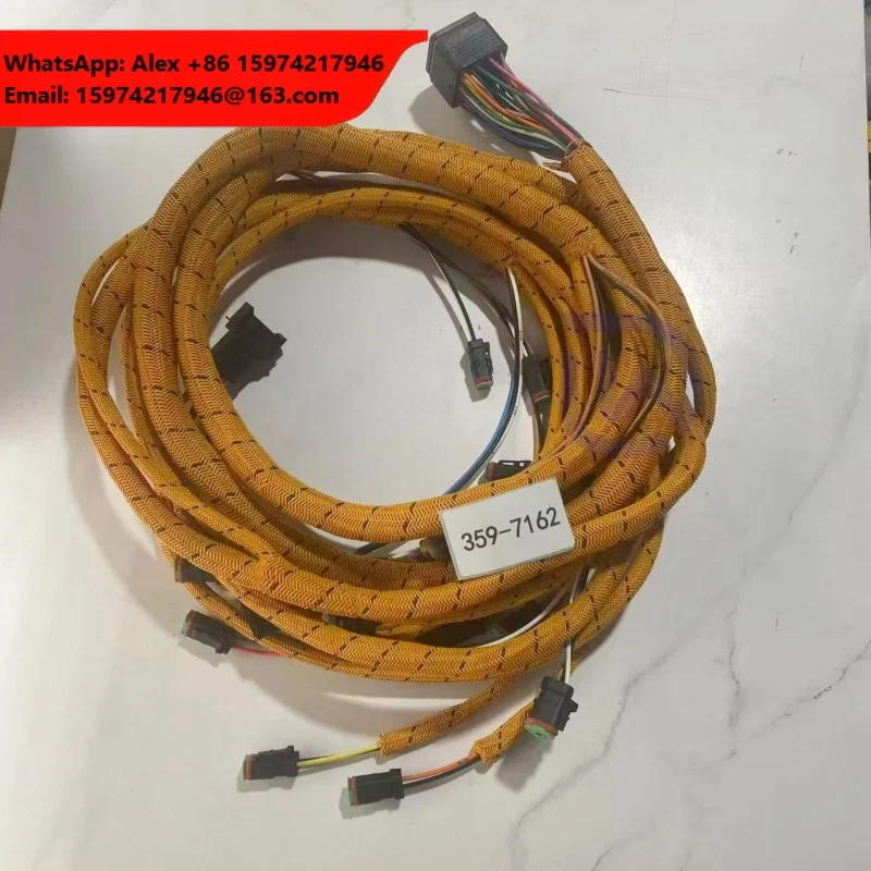 359-7162 3597162 Front Loader Frame Wiring Harness For Caterpillar 962H 950H Wheel Loader C7 Engine With 6-Months Warranty