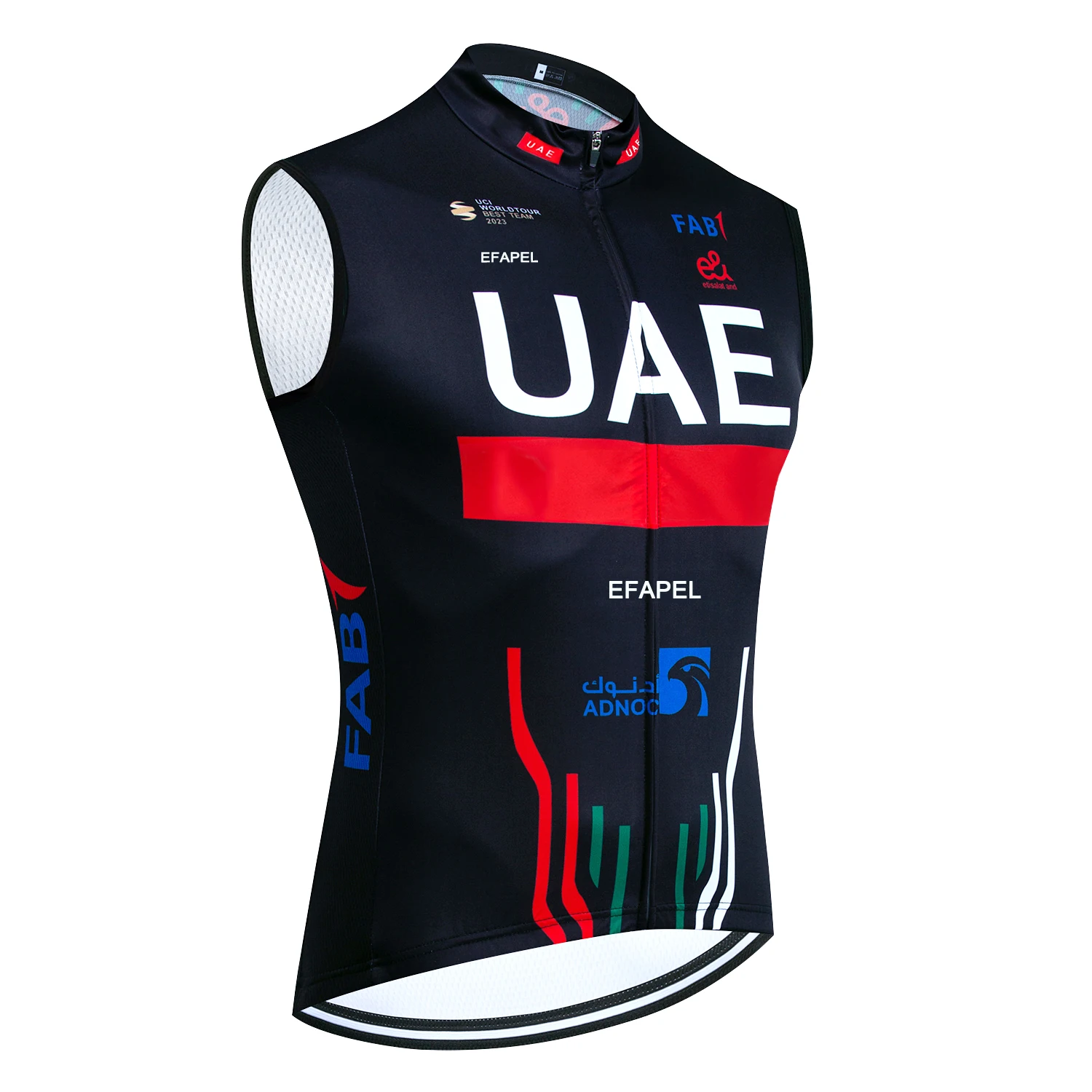 2024 New Uae Cycling Jersey Quick Dry Team Pro Bike Vest Windbreaker Men Women Ropa Ciclismo Sleeveless Bicycle Jersey Tshirt