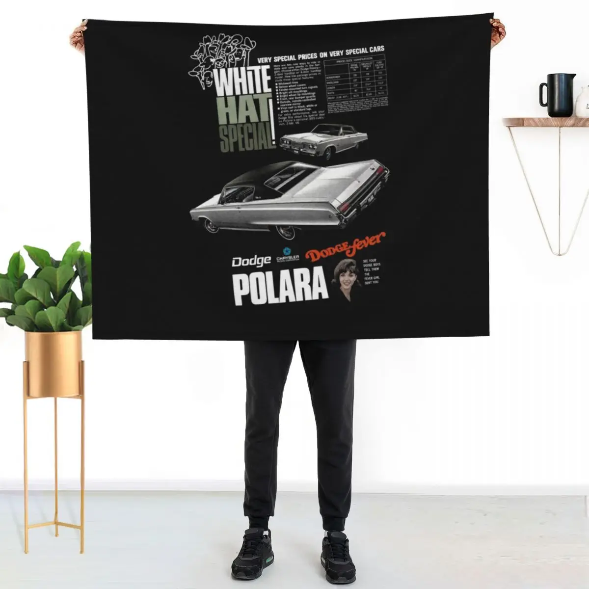 POLARA - WHITE HAT SPECIAL Throw Blanket Summer Thermals For Travel Flannel Fabric Cute sofa bed Decoratives Blankets