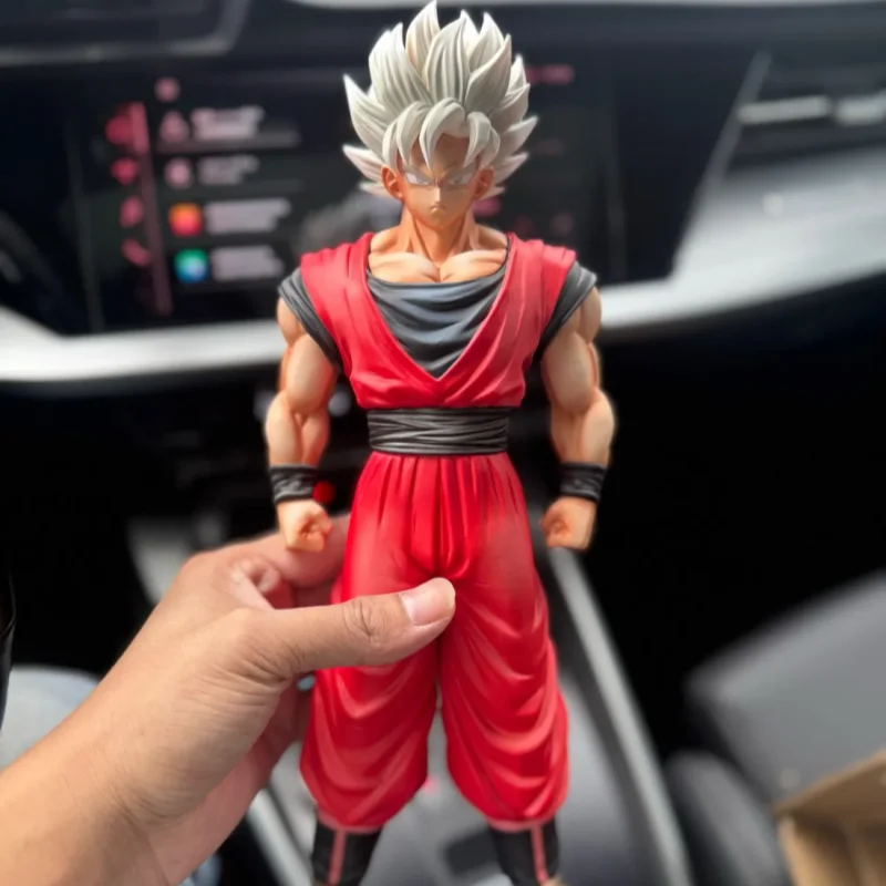 

Фигурка аниме-персонажа Драгон Болл Z Супер Сайян 2 Гоку, 31,5 см, с двумя сменными головами, декоративная статуэтка, коллекционная игрушка, подарок