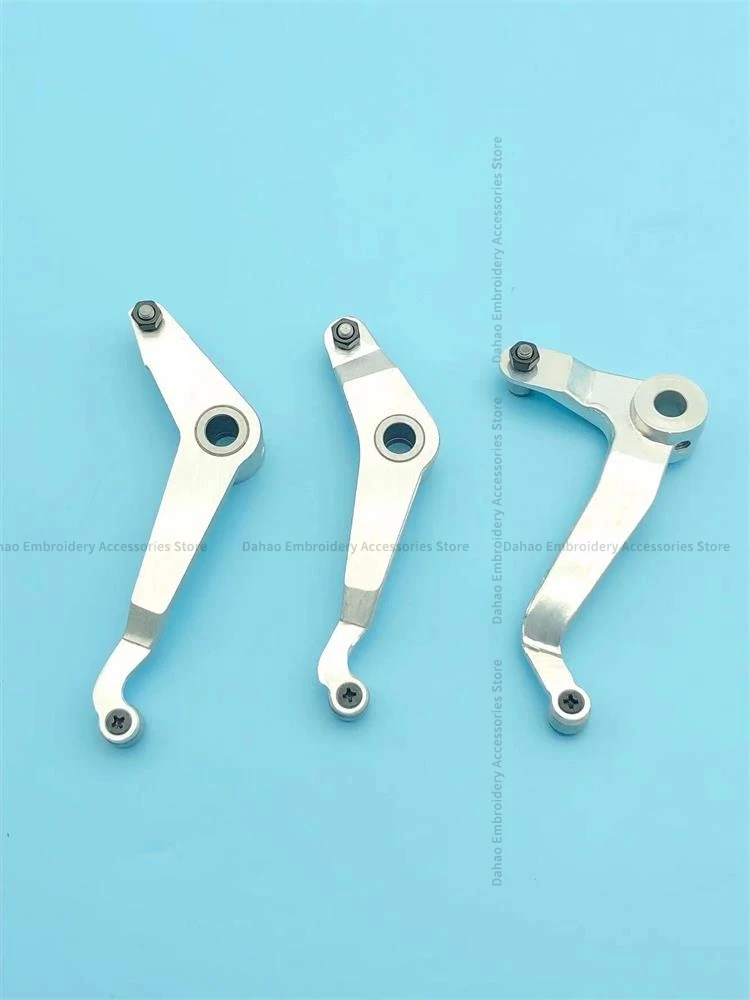 1PCS Barudan Large Machine Rocker Arm High Speed Machine Thick Shaft Take-up-Lever Silver Arm Connecting Rod Computer Embroidery