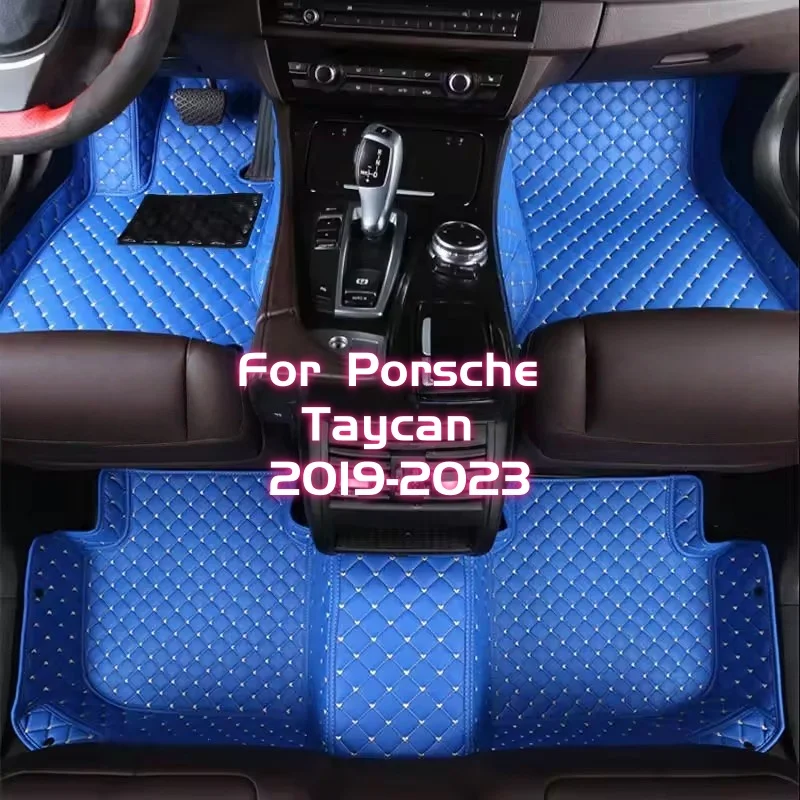 

Custom Car Floor Mats For Porsche Taycan 2019 2020 2021 2022 2023 Anti-slip Wear-resistant Auto Carpets Foot Coche Accessories