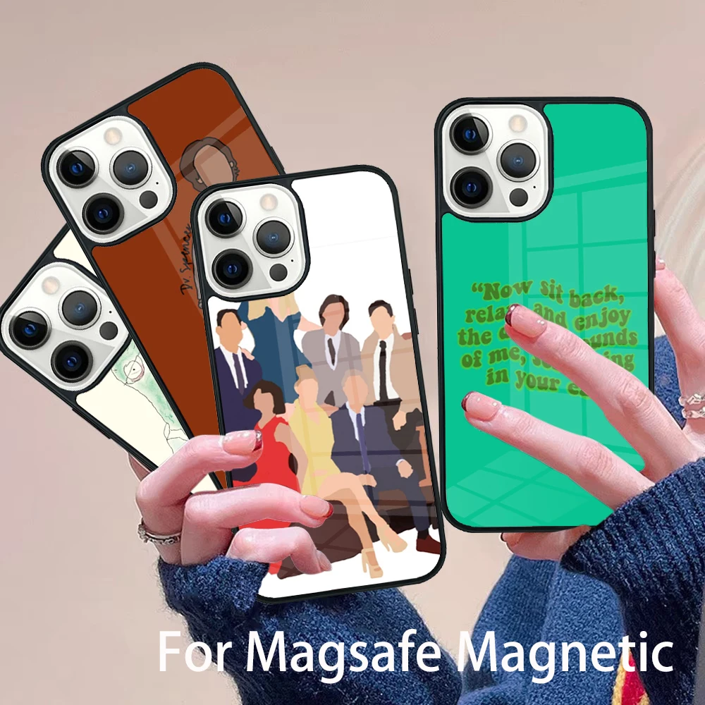 

Criminal Minds Spencer Reid Phone Case Magesafe Magnetic Wireless Charge Cover For IPhone 16 11 12 13 14 15 Pro Max Plus Mini