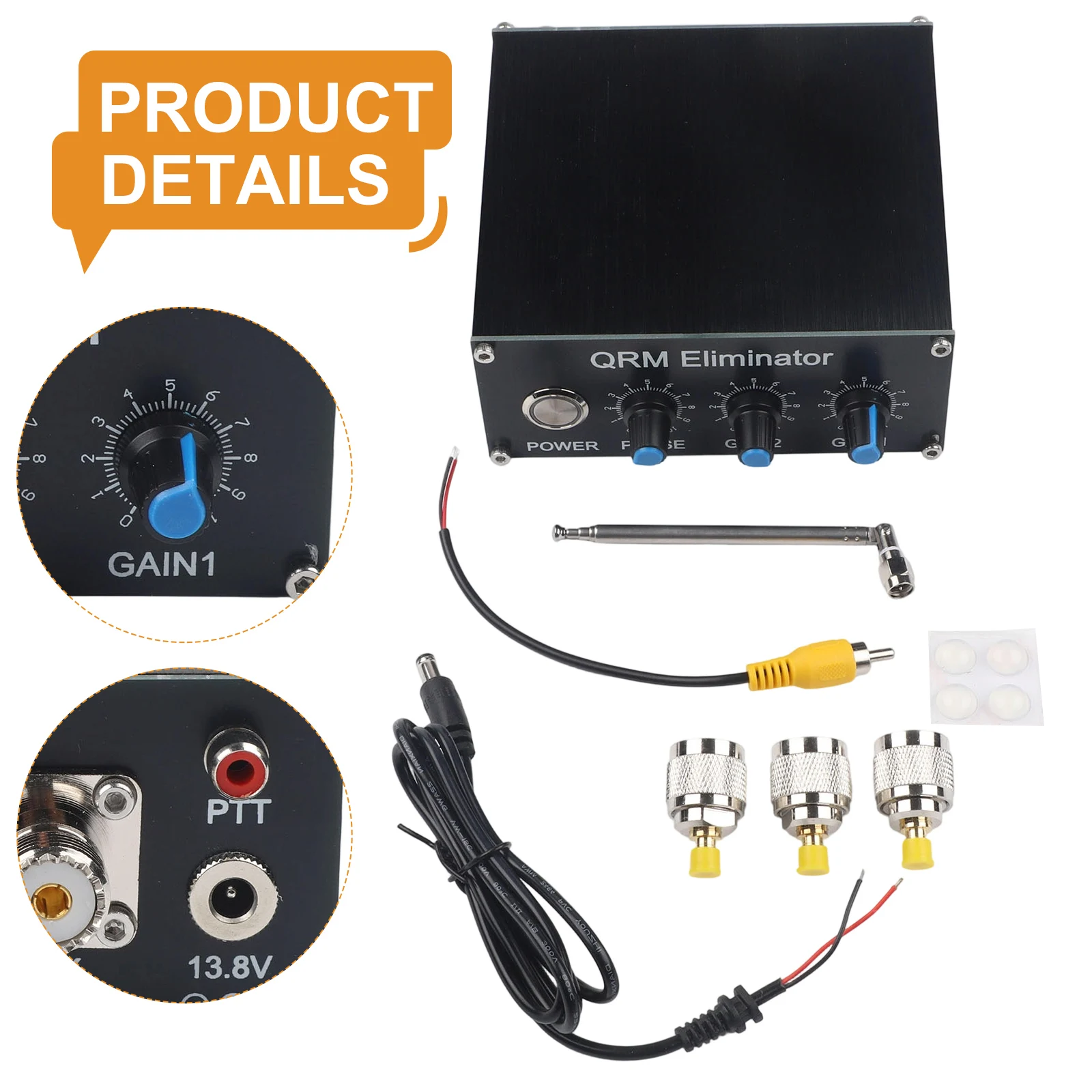 QRM For Eliminator Module Supporting For Eliminator X-Phase HF Bands Second Generation with Epoxy Glass Fiber Board Enclosure