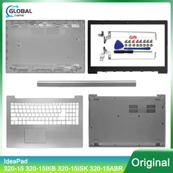 New Laptop LCD Back Cover/Front Bezel/Palmrest/Bottom Case/Hinges for Lenovo IdeaPad 320-15 320-15IKB 320-15ISK 320-15ABR Silver