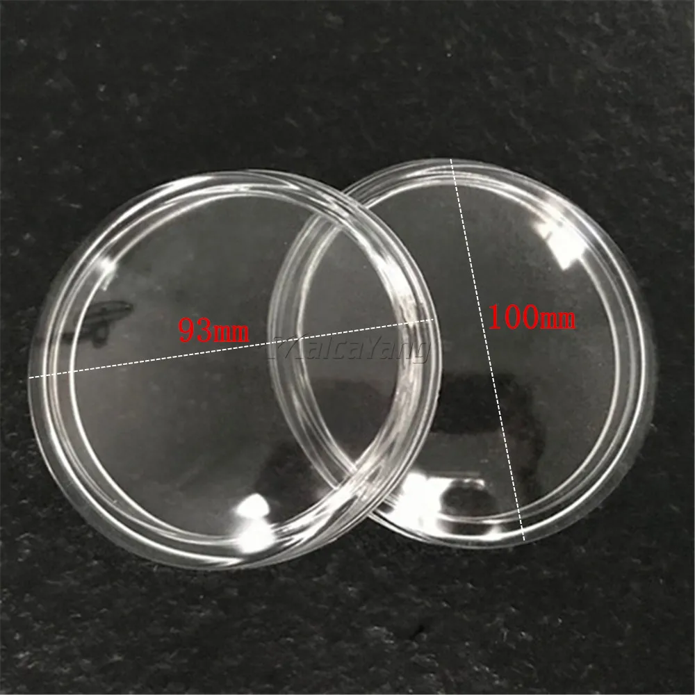 2pcs/set Oval 100X93mm Fog Lamps Lights Tempered Glass Anti-fog Glass For Toyota Venza Sienna Hiace Matrix Avalon 2006-2014
