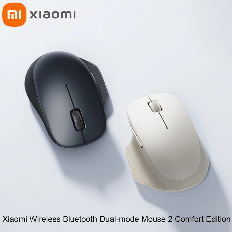 

Xiaomi Wireless Bluetooth Dual-mode Mouse 2 Comfort Edition 2.4GHz Wireless Connection 1200DPI Portable Silent Mouse Notebook