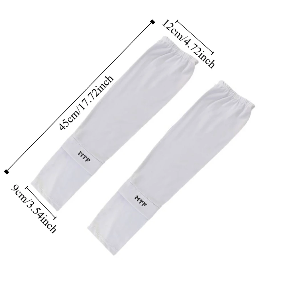 Sun Protection Arm Protection Long Ice Silk Sleeves Loose Elastic Sunscreen Arm Covers Anti-UV Checkered Cycling Gloves Men