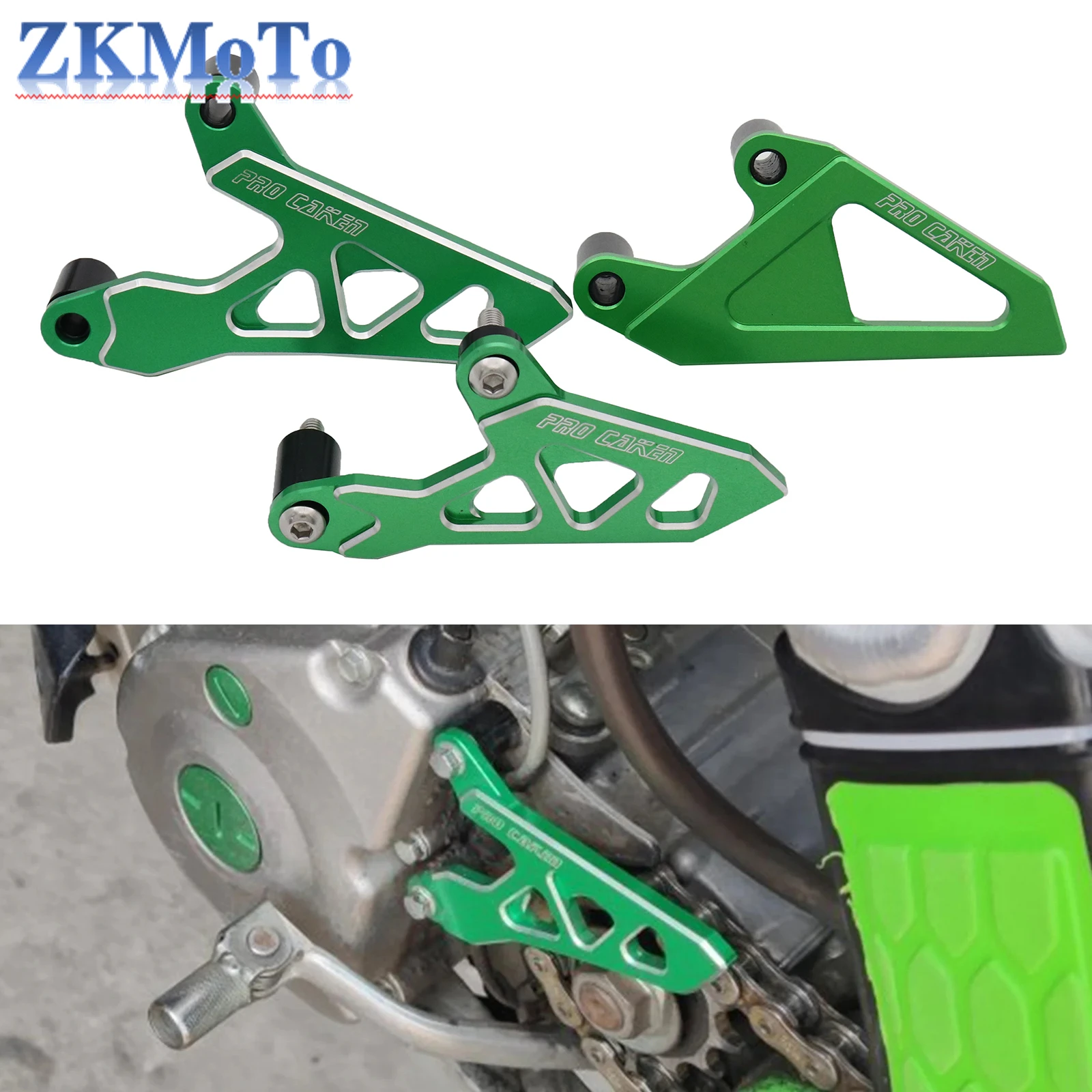 CNC Front Sprocket Cover Chain Protector Guard For Kawasaki KX250F KX450F KX 125 250 250F 450F KLX250 D-TRACKER KX125 KX250 RMZ