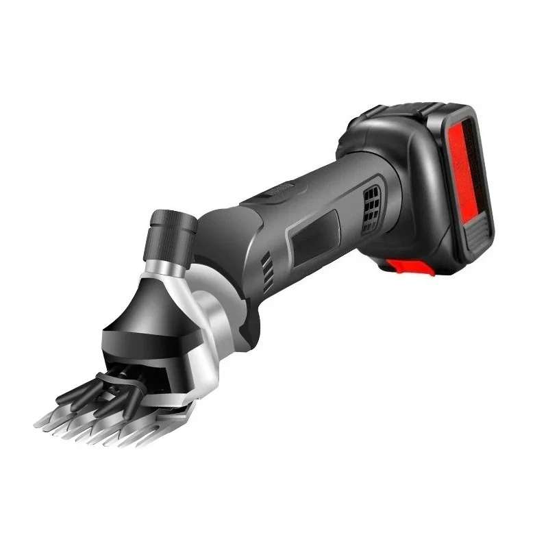 Heavy Duty Cordless Livestock Clippers Steel Blade Electric Wool Shears with Anti-Overheat Protection for Farm
